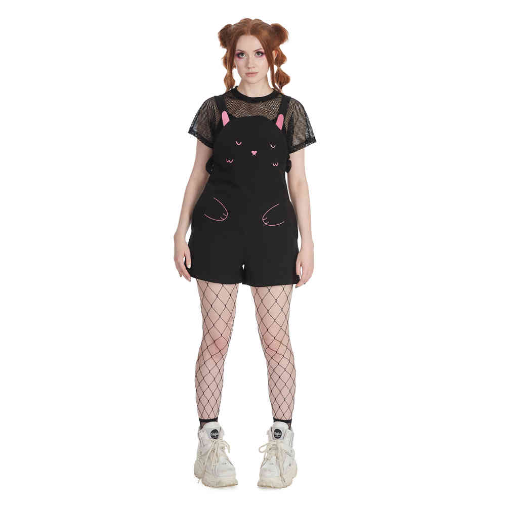 Banned - Usagi Playsuit - Zwart